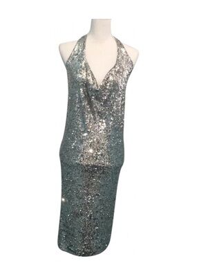 Donna Karan Multicolor Sequin Dress
